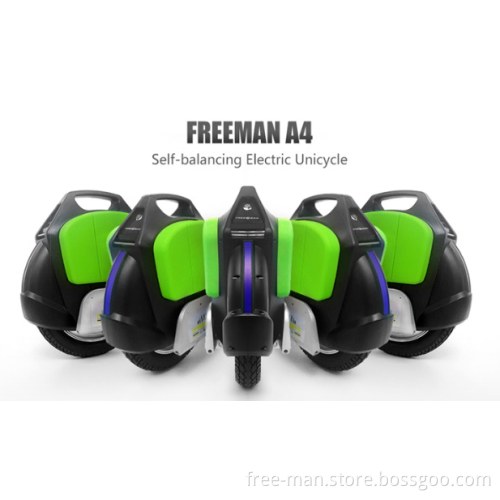 Freeman Electric unicycle 264maH lithiumbattery traval 30km
